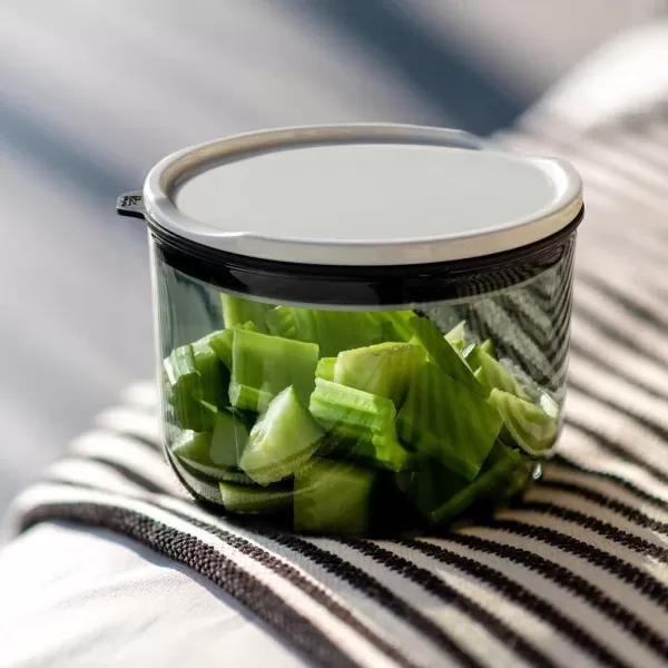 Villeroy &amp; Boch like ToGo &amp; ToStay - lunch box, 13 x 9.5 cm, premium porcelain, round, Mint green
