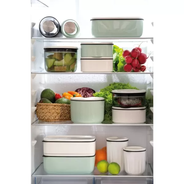 Villeroy &amp; Boch like ToGo &amp; ToStay - lunch box, 13 x 9.5 cm, premium porcelain, round, Mint green