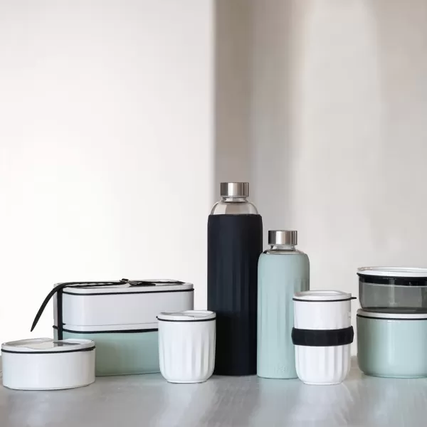 Villeroy &amp; Boch like ToGo &amp; ToStay - lunch box, 13 x 9.5 cm, premium porcelain, round, Mint green