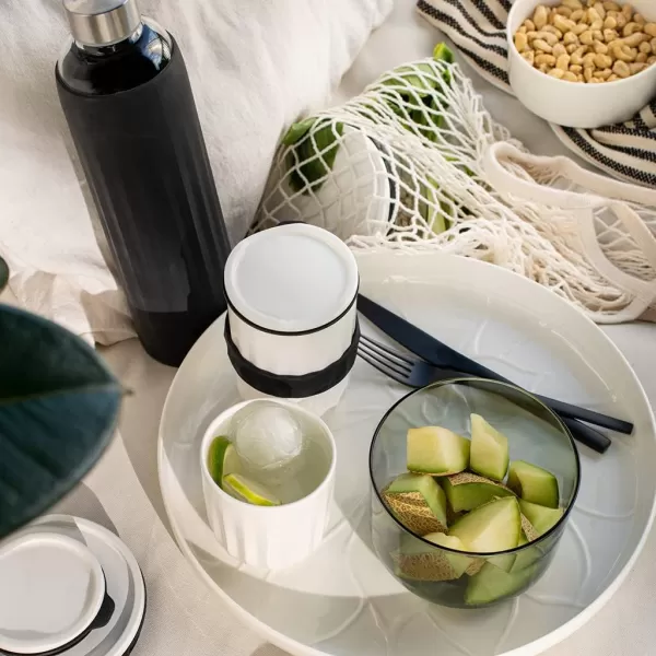 Villeroy &amp; Boch like ToGo &amp; ToStay - lunch box, 13 x 9.5 cm, premium porcelain, round, Mint green