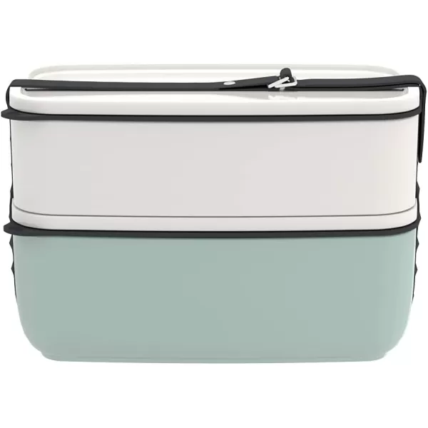 Villeroy &amp; Boch like ToGo &amp; ToStay - lunch box, 13 x 9.5 cm, premium porcelain, round, Mint green