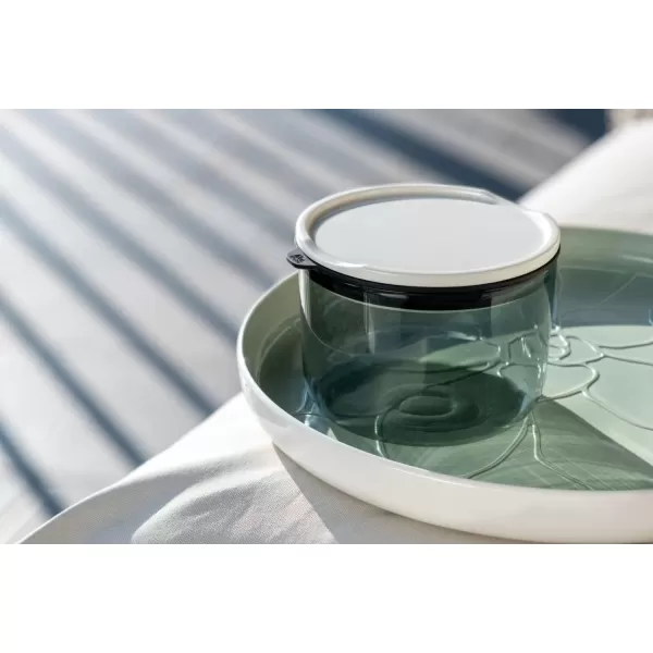 Villeroy &amp; Boch like ToGo &amp; ToStay - lunch box, 13 x 9.5 cm, premium porcelain, round, Mint green