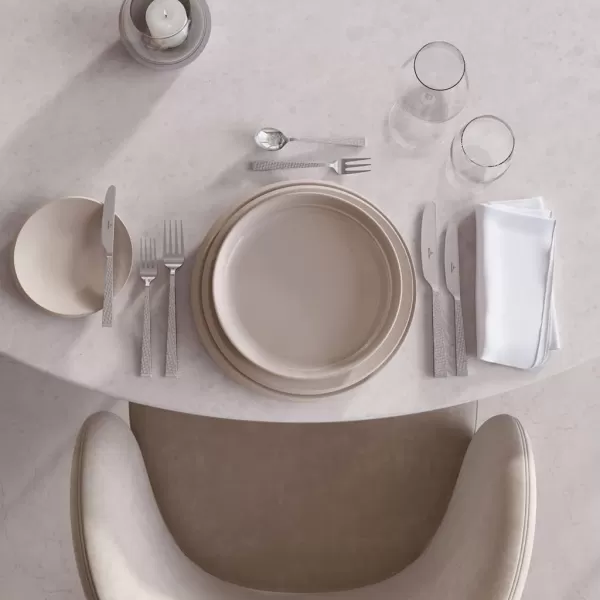 Villeroy &amp; Boch – NewMoon Beige Breakfast Plate 24 x 24 x 2.5 cm, Plate Made from Premium Porcelain
