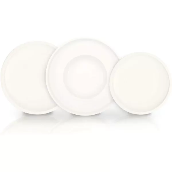 Artesano Salad Plate Set of 6 by Villeroy &amp; Boch - 8.5 Inches, White