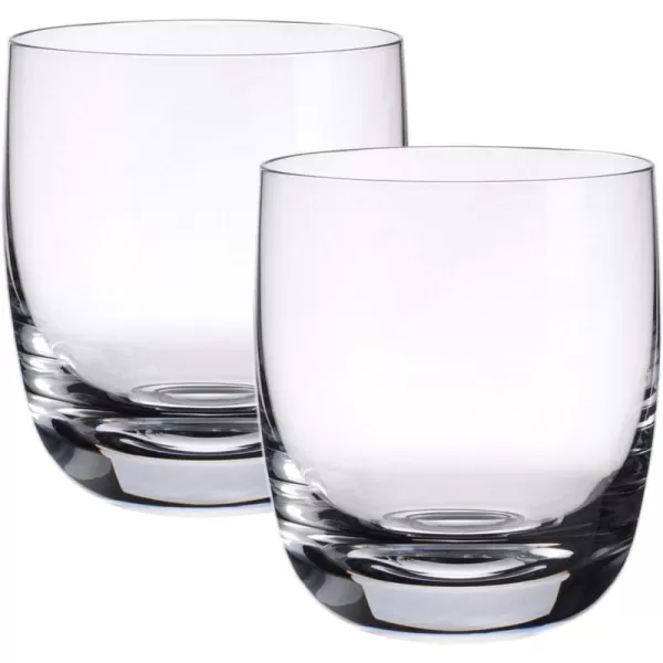 Blended Scotch Whisky Glasses Set of 2 by Villeroy &amp; Boch - Premium Crystal Glass - Dishwasher Safe - 8.25 Ounce Capacity
