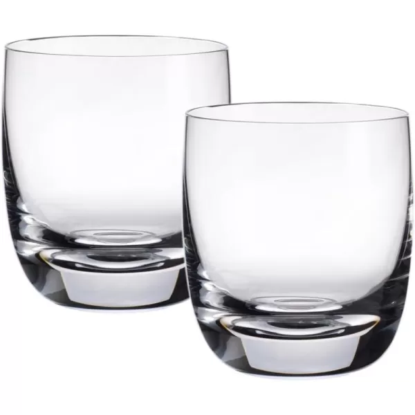 Blended Scotch Whisky Glasses Set of 2 by Villeroy &amp; Boch - Premium Crystal Glass - Dishwasher Safe - 8.25 Ounce Capacity