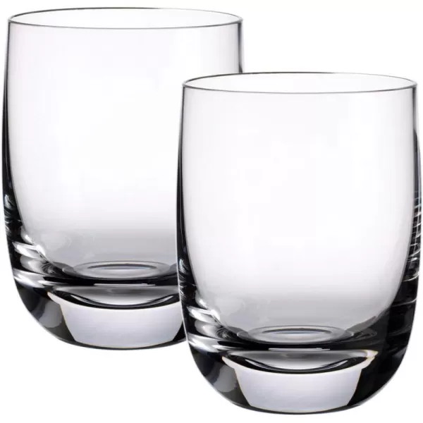Blended Scotch Whisky Glasses Set of 2 by Villeroy &amp; Boch - Premium Crystal Glass - Dishwasher Safe - 8.25 Ounce Capacity