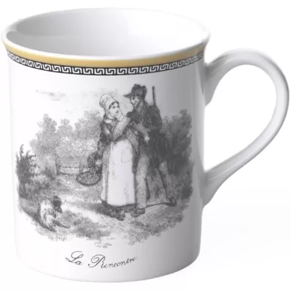 Villeroy &amp; Boch Audun Ferme Coffee Mug by - Premium Porcelain - Made in Germany - Dishwasher and Microwave Safe - 10 Ounce Capacity