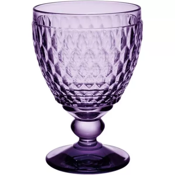 Villeroy &amp; Boch - Boston Lavender red wine glass, crystal glass coloured purple, capacity 200 ml