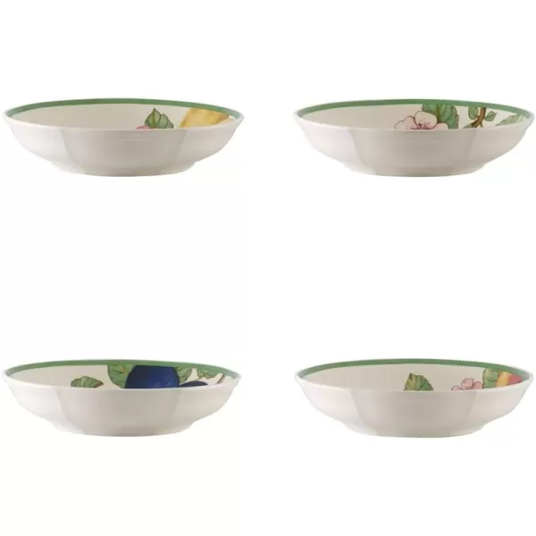 Villeroy &amp; Boch French Garden Fleurence 4in Bowl, 20 oz, Premium Porcelain, White/Colored