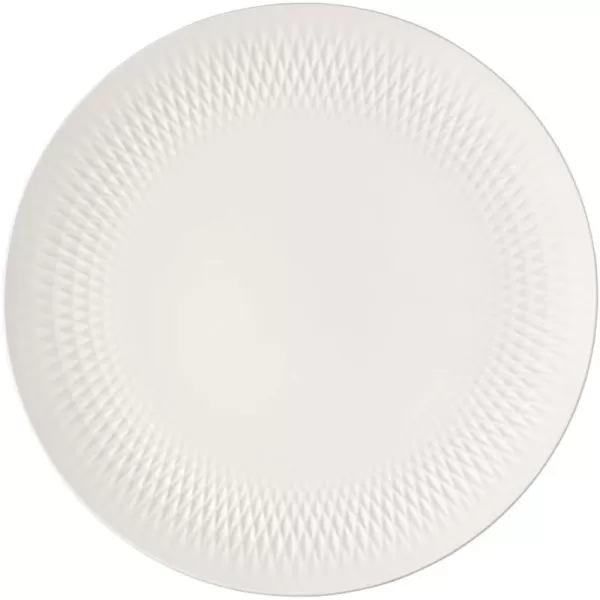 Villeroy &amp; Boch Manufacture Collier Blanc, Elegant Bowl for Fruit and Decoration, Premium Porcelain, Hand Wash, White