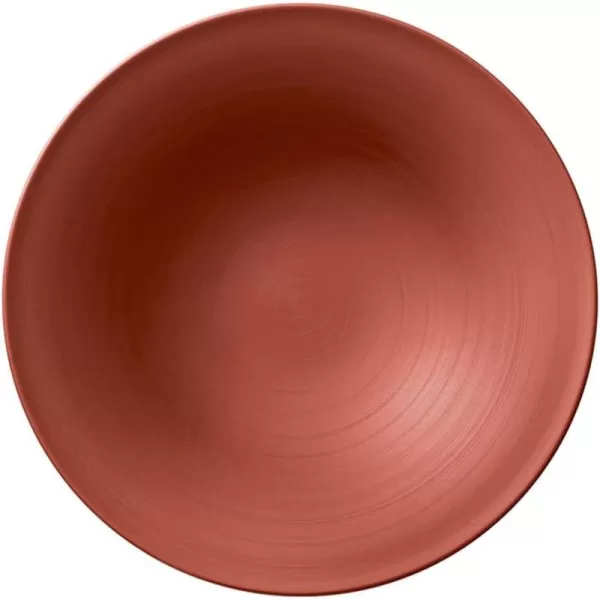 Villeroy &amp; Boch Manufacture Glow Coupe Deep Plate , 9.5 oz, Premium Porcelain, Copper
