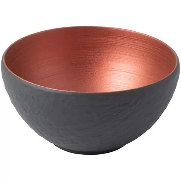 Villeroy &amp; Boch Manufacture Rock 4-Piece Elegant Bowl Set for Dips and Finger Food, Premium Porcelain, Dishwasher Safe
