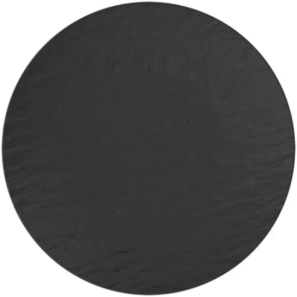 Villeroy &amp; Boch Manufacture Rock Bread &amp; Butter Plate, 6.25 in, Black/Gray)