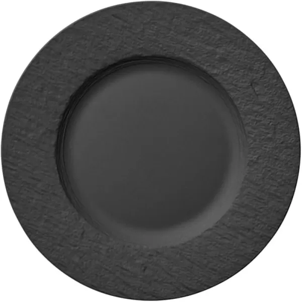 Villeroy &amp; Boch Manufacture Rock Dinner Plate, 10.5 in, Premium Porcelain, Gray