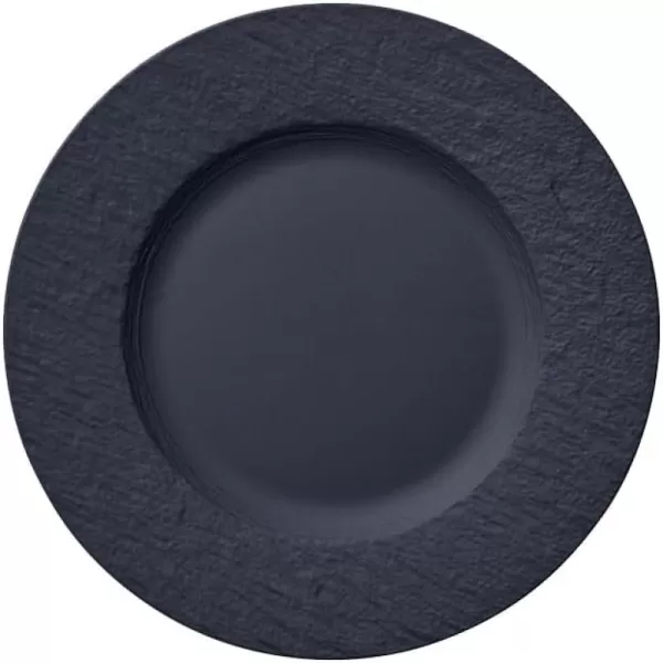 Villeroy &amp; Boch Manufacture Rock Dinner Plate, 10.5 in, Premium Porcelain, Gray