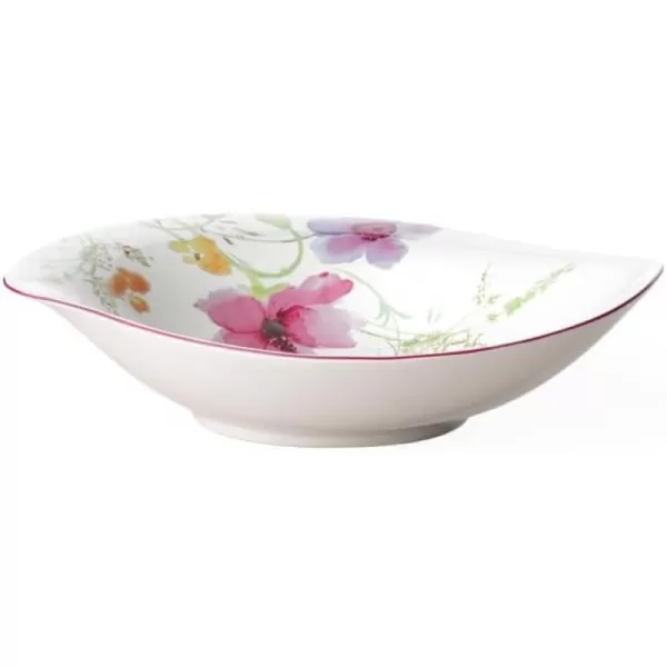 Villeroy &amp; Boch Mariefleur Special Serve Salad Deep Bowl, 8.25 x 7 in, White/Multicolored
