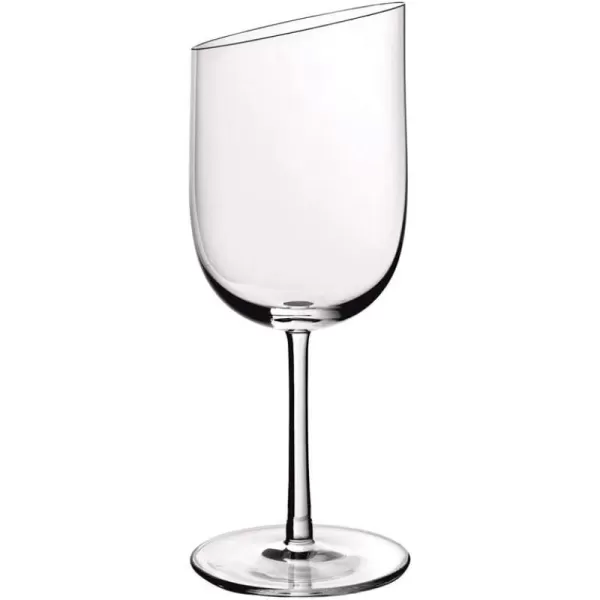 Villeroy &amp; Boch New Moon Set, 4 Pieces, Elegant, Modern Red Wine Day Use, Crystal Glass, Transparent, Dishwasher Safe