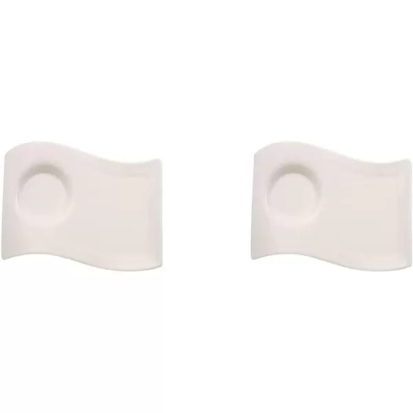 Villeroy &amp; Boch New Wave Cafe Large Party Plate, 8.5 x 6.5 in, White, 1 Count )