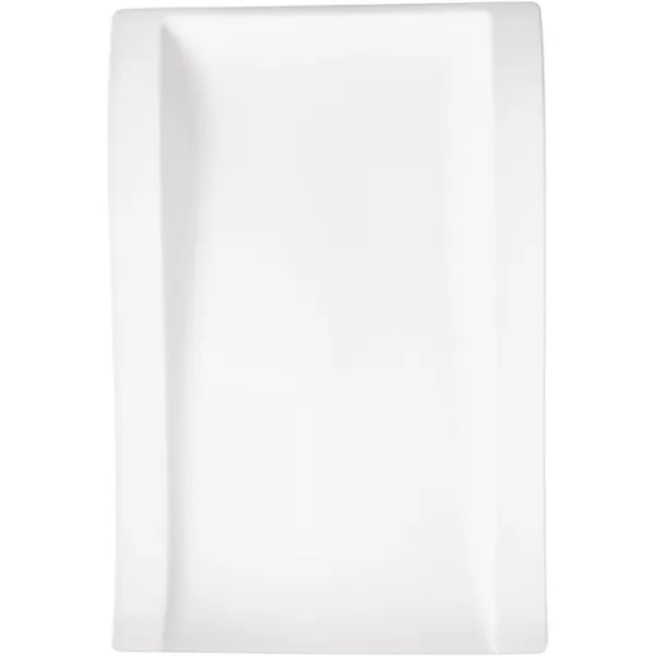 Villeroy &amp; Boch New Wave Large Rectangular Dinner Plate, 15.5 x 9.75 in, White