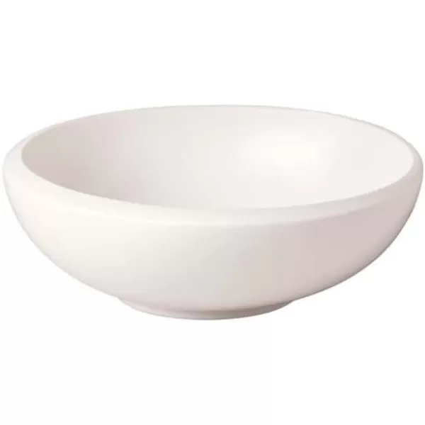 Villeroy &amp; Boch - NewMoon set of dip dishes, set of small bowls for dips or finger food, 4 pieces, premium porcelain, white, dishwasher safe, 10-4264-9023