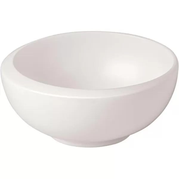 Villeroy &amp; Boch - NewMoon set of dip dishes, set of small bowls for dips or finger food, 4 pieces, premium porcelain, white, dishwasher safe, 10-4264-9023