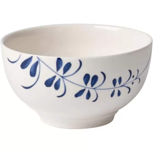 Villeroy &amp; Boch Old Luxembourg Brindille Rice Bowl, 25 oz, White/Blue