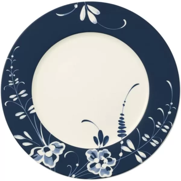 Villeroy &amp; Boch Old Luxembourg Brindille Rice Bowl, 25 oz, White/Blue