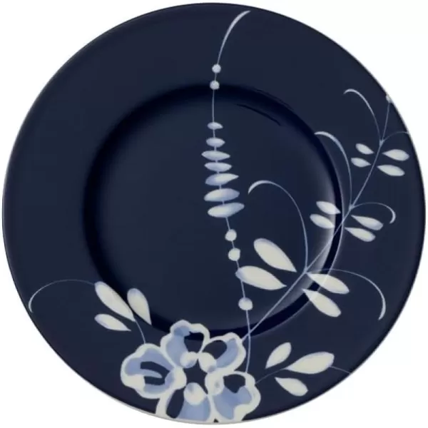 Villeroy &amp; Boch Old Luxembourg Brindille Rice Bowl, 25 oz, White/Blue