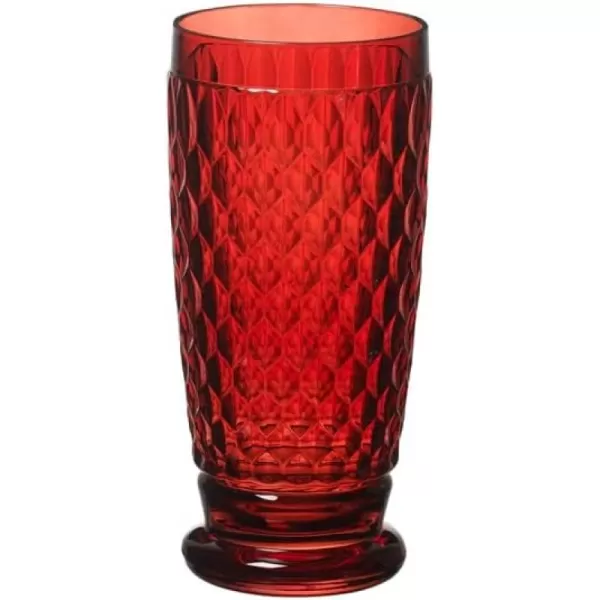 Villeroy &amp; Boch Red Boston 13.5-Oz. Highball Glass