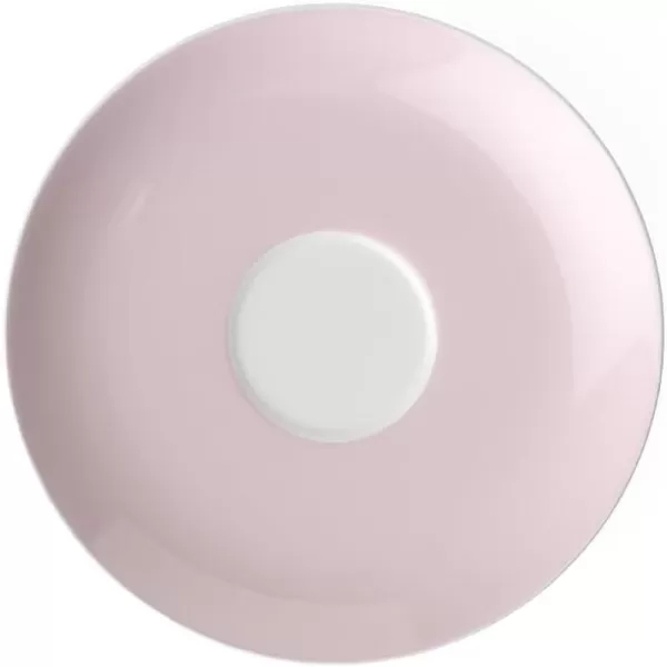 Villeroy &amp; Boch - Rose Garden Breakfast Cup Saucer, 18 cm, Premium Porcelain, Pink Saucer