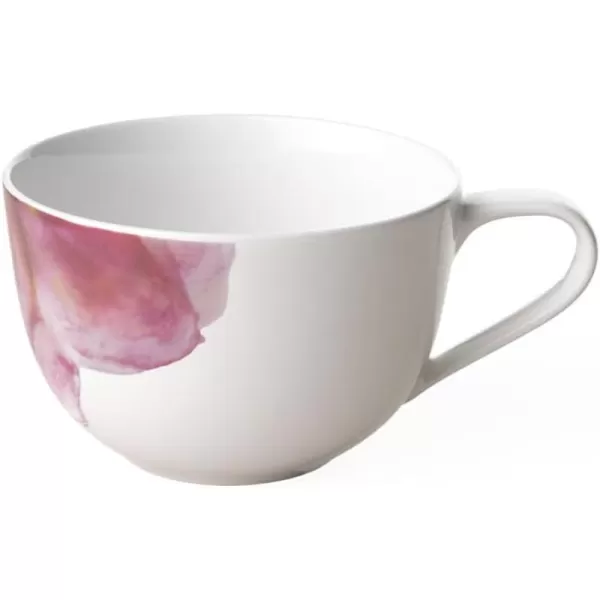 Villeroy &amp; Boch - Rose Garden Breakfast Cup Saucer, 18 cm, Premium Porcelain, Pink Saucer