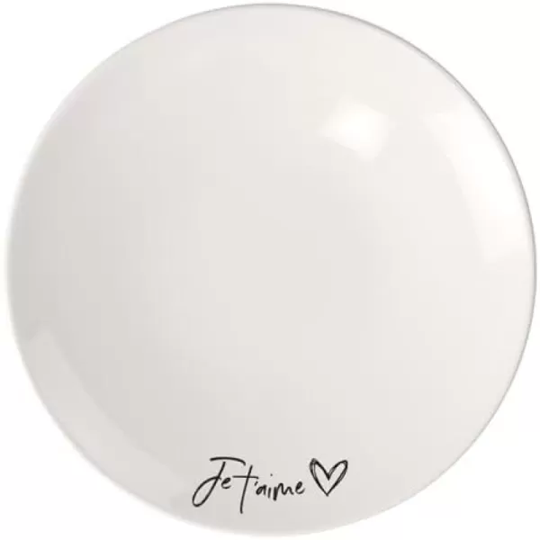 Villeroy &amp; Boch - Statement Breakfast Plate Amazing not perfect 21 x 21 x 2.5 cm, Porcelain Plate White