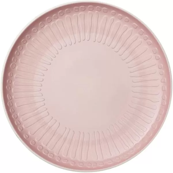 Villeroy &amp; Boch it's my match powder Serving Bowl : Blossom, 10.25 in, Premium Porcelain, White/Pink