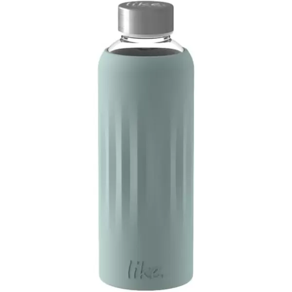 Villeroy &amp; Boch like ToGo &amp; ToStay - glass bottle, 0.5 l, with silicone sleeve, Mint green