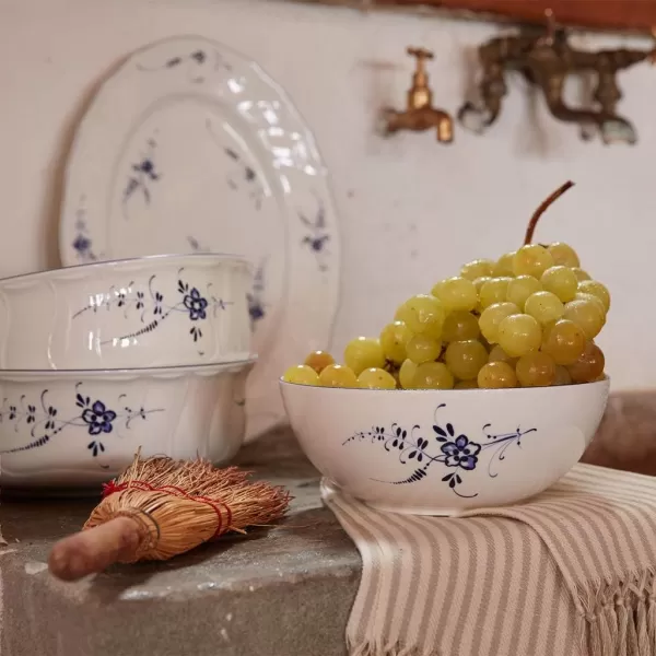 Villeroy &amp; Boch 1023953170 Petite Fleur Bowl, 21 cm, Premium Porcelain, White/Colourful