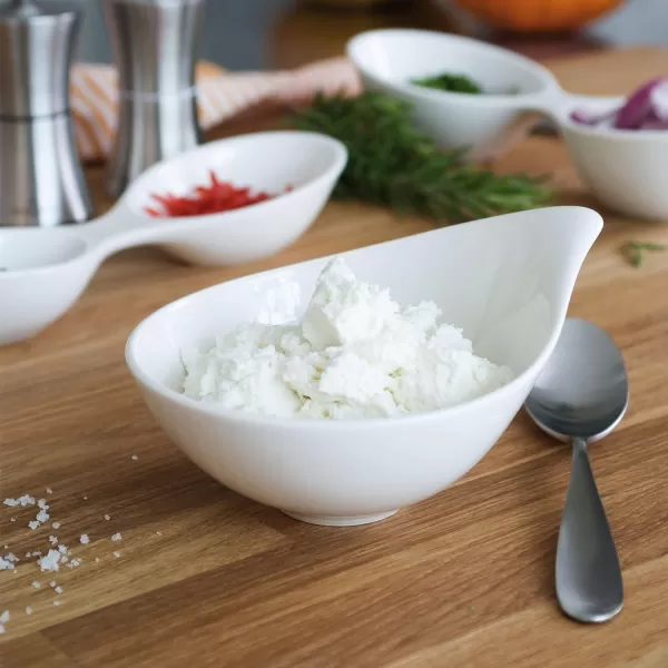 Villeroy &amp; Boch 1034203810 Flow Individual Bowl, 6.25 x 5 in, White)