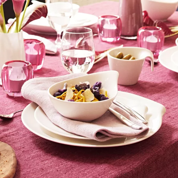 Villeroy &amp; Boch 1034203810 Flow Individual Bowl, 6.25 x 5 in, White)