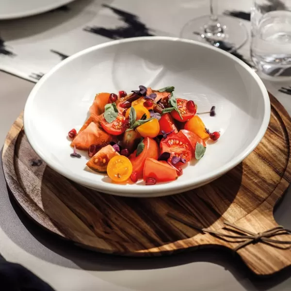 Villeroy &amp; Boch Artesano Original Antipasti Plate : Acacia Wood, 11 in, Brown