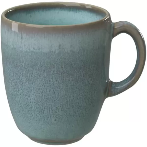 Villeroy &amp; Boch Lave Glace Mug with Handle, Elegant Earthenware Mug for All Day, Glace, 400 ml, Dishwasher Safe