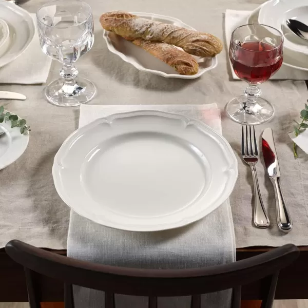 Villeroy &amp; Boch Manoir 10-1/2-Inch Dinner Plate,White
