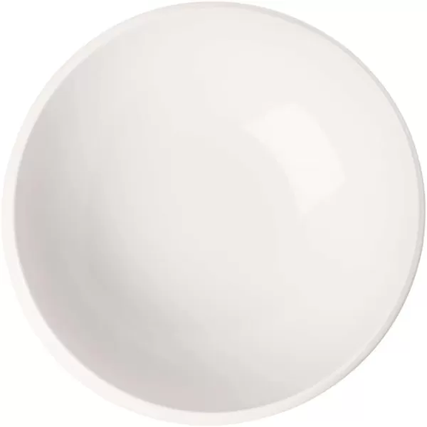 Villeroy &amp; Boch NewMoon BOL Modern Bowl for Cereals, soups, Salad or Desserts Made of Premium Porcelain, Dishwasher Safe, White, 750 ml