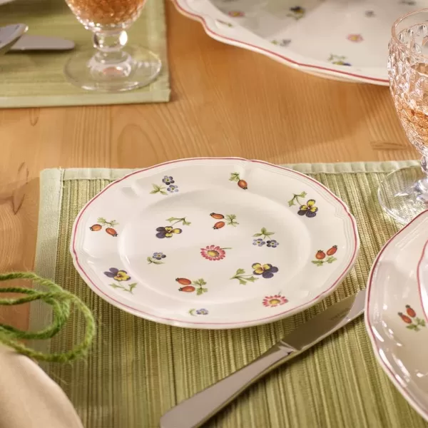 Villeroy &amp; Boch Petite Fleur Bread Plate, 17 cm, Premium Porcelain, White/Colourful