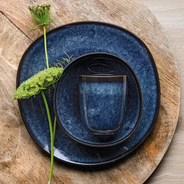 Villeroy &amp; Boch like Lave Gris | Stoneware Dinner Plate | Dishwasher Safe | Grey 11x1 in
