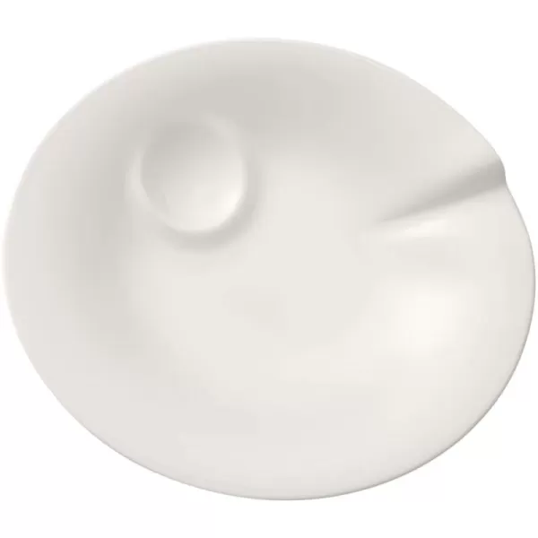 Pasta Passion Medium Pasta Plate Set of 2 by Villeroy &amp; Boch - Premium Porcelain - Made in Germany - Dishwasher and Microwave Safe - 10.75 Inches ,White)