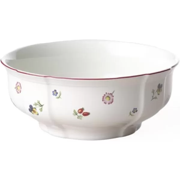 Villeroy &amp; Boch 1023953170 Petite Fleur Bowl, 21 cm, Premium Porcelain, White/Colourful