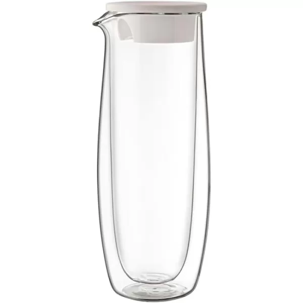 Villeroy &amp; Boch Artesano Hot Beverages Teapot with Strainer : Medium, 33.75 oz, Crystal Glass, Clear