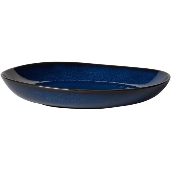 Villeroy &amp; Boch Lave Gris Small Bowl Flat, 8.5x1.75, Stoneware, Gray