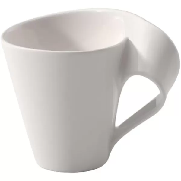 Villeroy &amp; Boch New Wave Porcelain Cafe Mug, 1 Count , White)