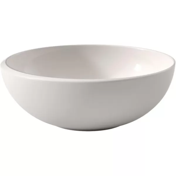 Villeroy &amp; Boch NewMoon BOL Modern Bowl for Cereals, soups, Salad or Desserts Made of Premium Porcelain, Dishwasher Safe, White, 750 ml